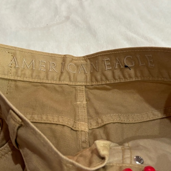 AMERICAN EAGLE OUTFITTERS Men’s Light Brown / Tan Straight Leg Jeans -size 28/30 - Picture 4 of 6